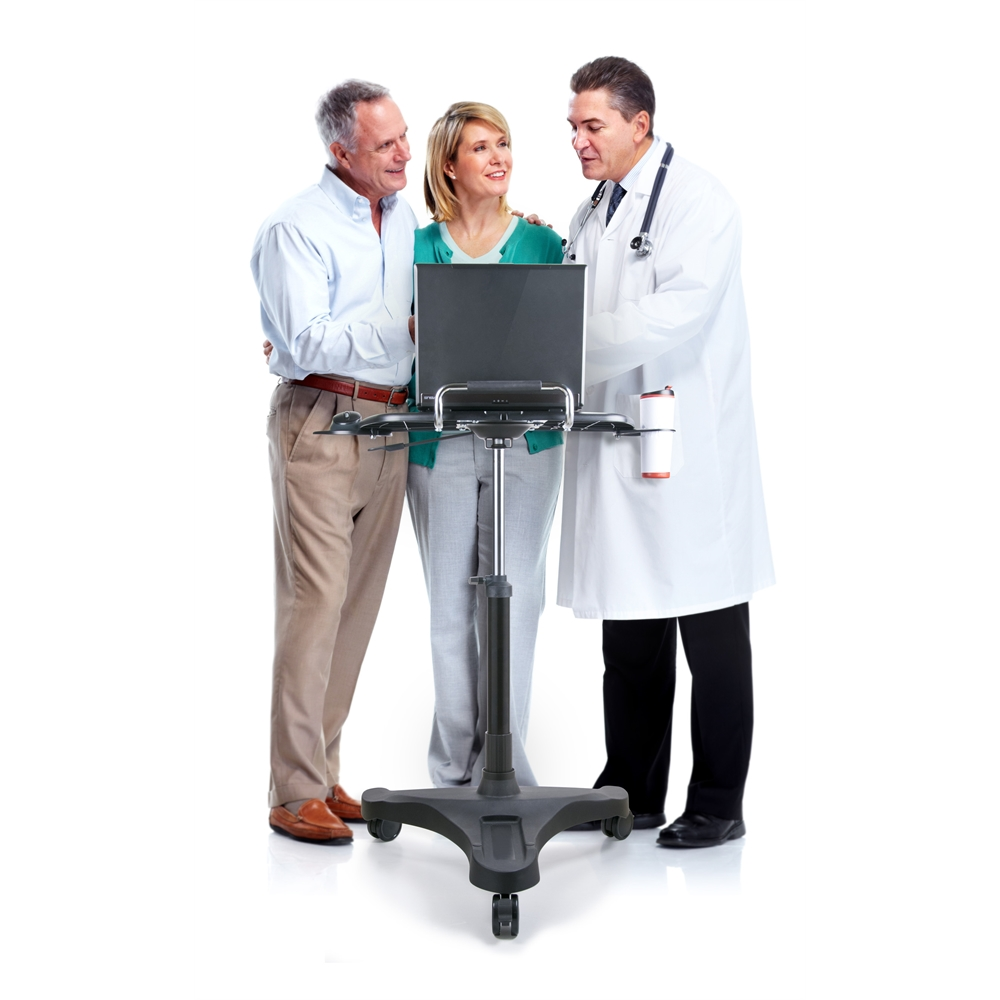 Sit/Stand Mobile Laptop Workstation - home • office • health