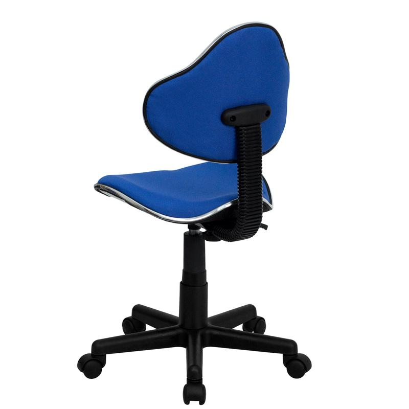 Blue Fabric Swivel Ergonomic Task Office Chair - home • office • health