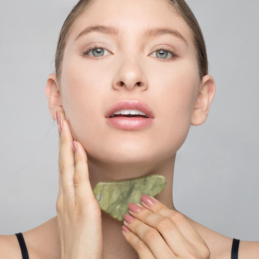 3-in-1 Premium Jade Roller and Gua Sha Set - home • office • health