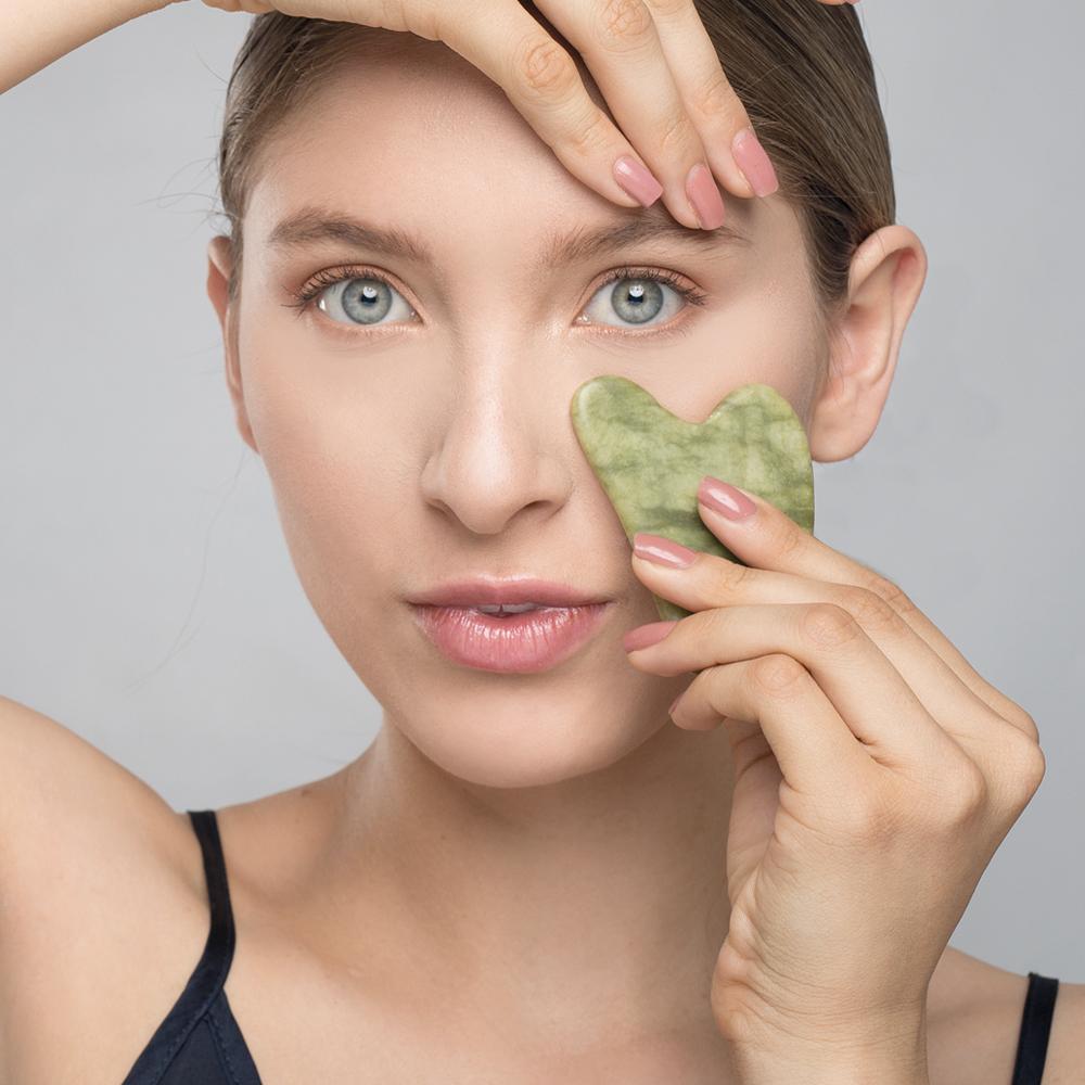 3-in-1 Premium Jade Roller and Gua Sha Set - home • office • health