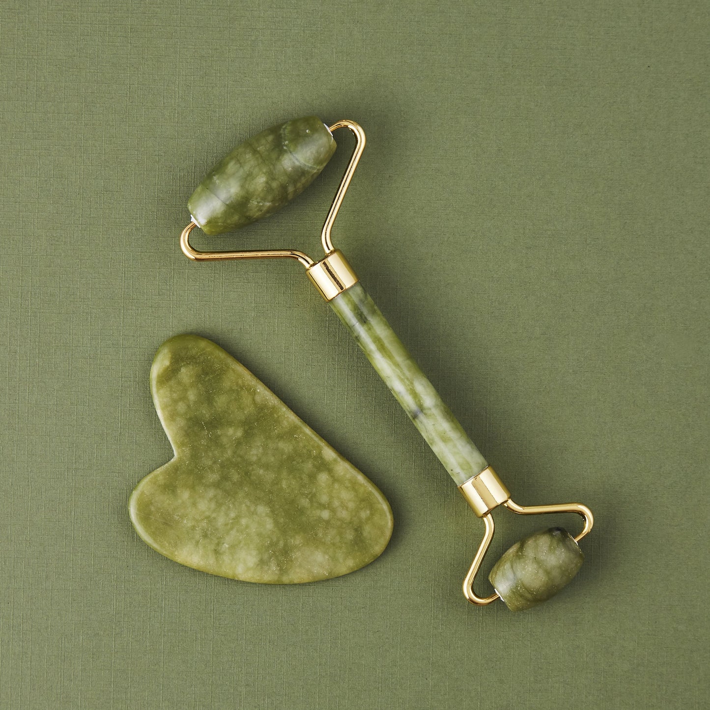 3-in-1 Premium Jade Roller and Gua Sha Set - home • office • health