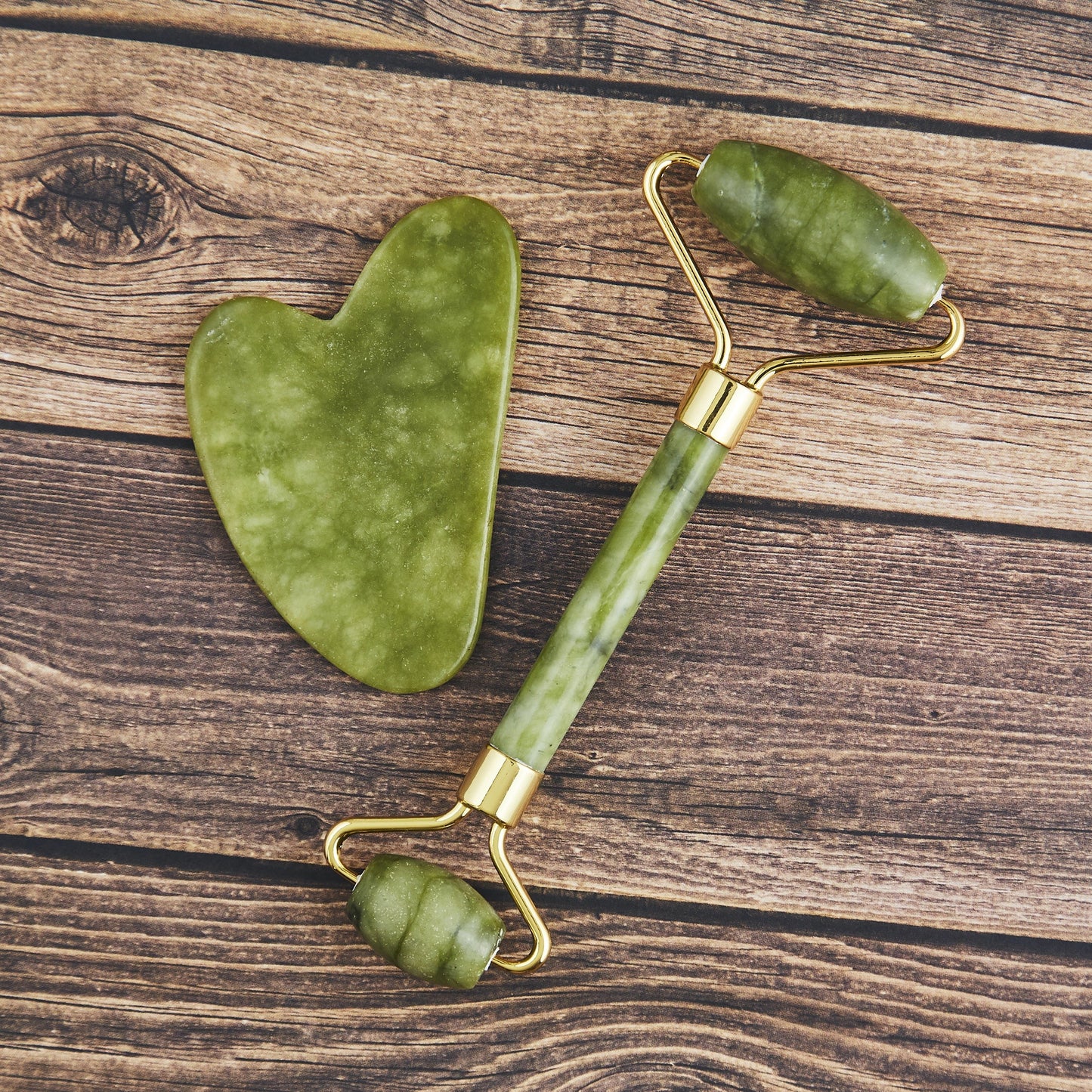 3-in-1 Premium Jade Roller and Gua Sha Set - home • office • health