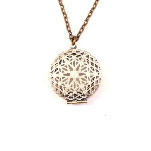 Oil Diffuser Locket Necklace - home • office • health