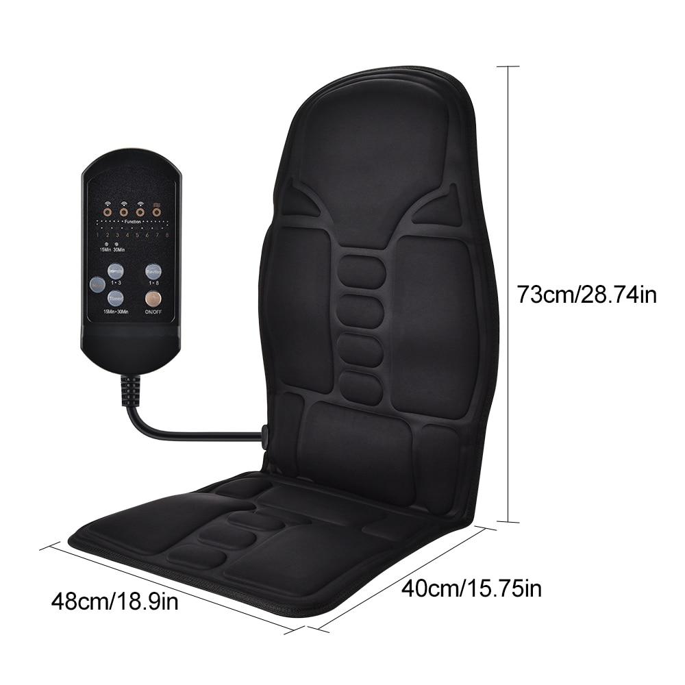 Portable Vibrating Heat Therapy Massage Cushion Mattress - home • office • health