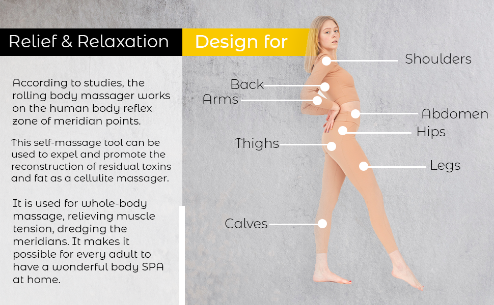 Rolling Body Massager - home • office • health