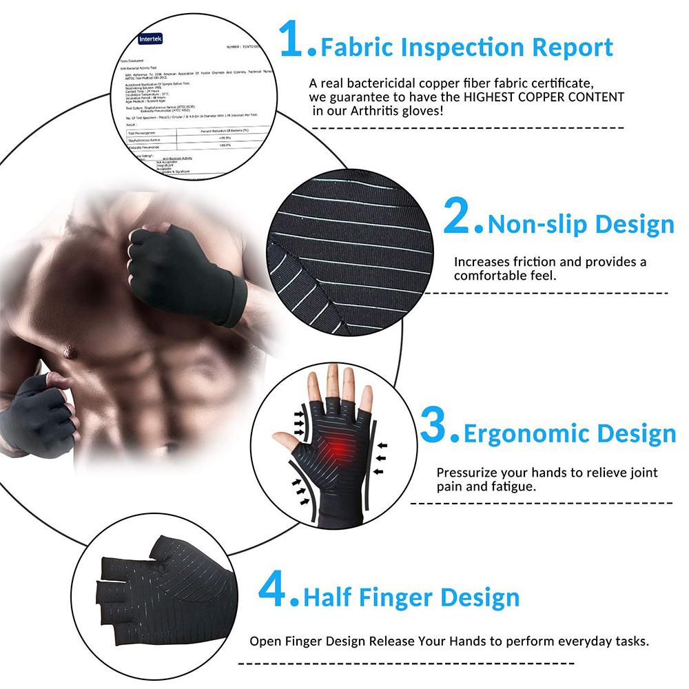 Compression Arthritis Glove for Joint Pain Relief - Unisex - home • office • health