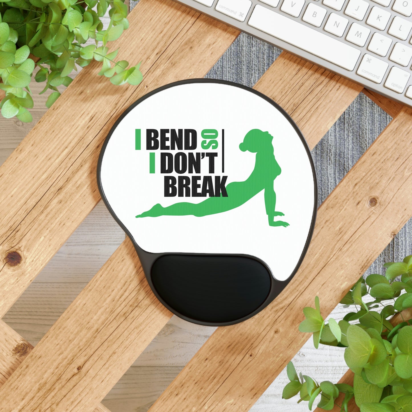 Yoga Obsessed - Mouse Pad With Wrist Rest - home • office • health
