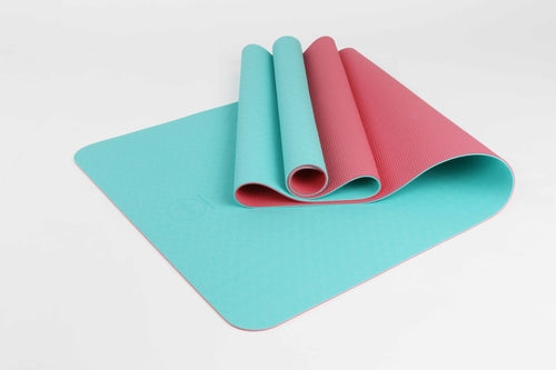 2 Tone TPE Premium Yoga Mat - home • office • health