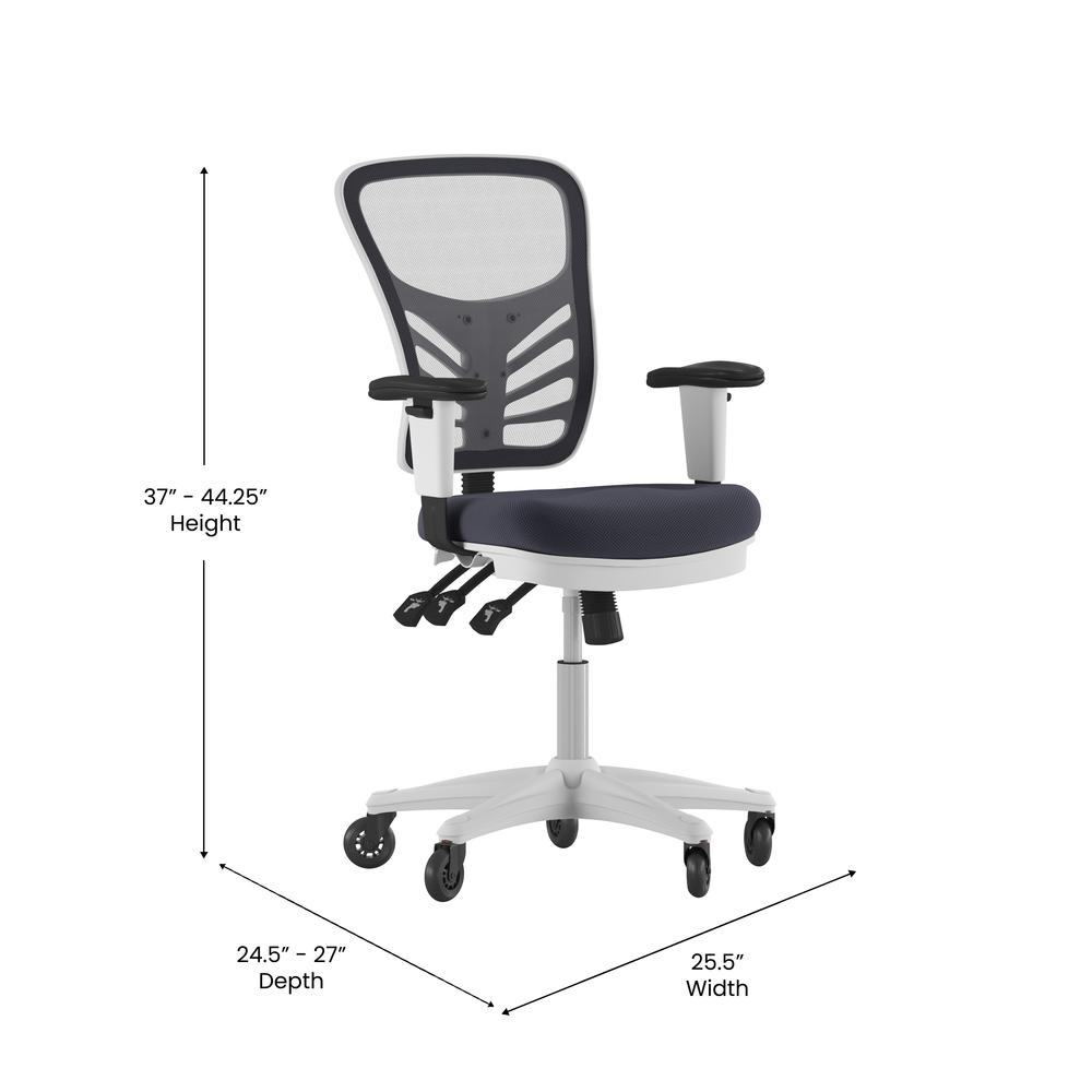 Nicholas Mid-Back Mesh Multifunction Executive Ergonomic Chair - home • office • health