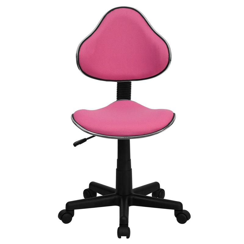 Pink Fabric Swivel Ergonomic Task Office Chair - home • office • health