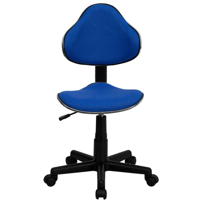 Blue Fabric Swivel Ergonomic Task Office Chair - home • office • health