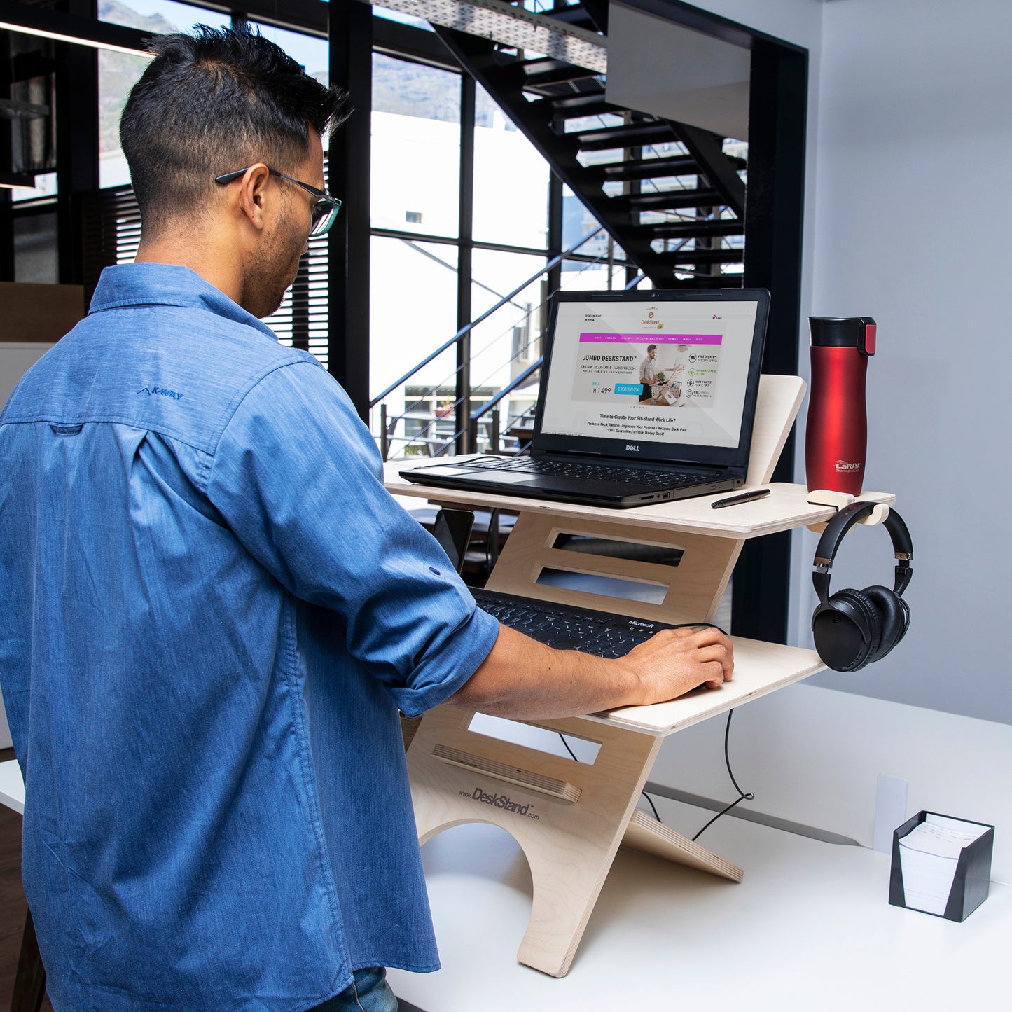 JUMBO DeskStand - Adjustable Standing Desk - home • office • health