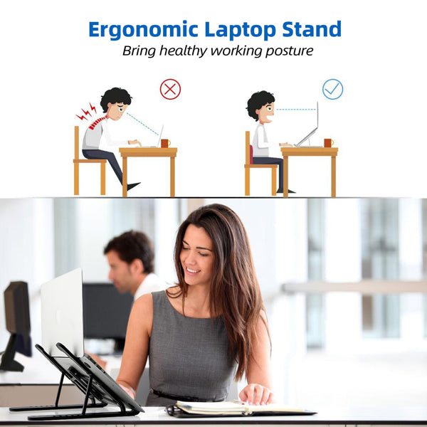 Laptop Holder Foldable Laptop Stand Portable Laptop Desk Stand - home • office • health