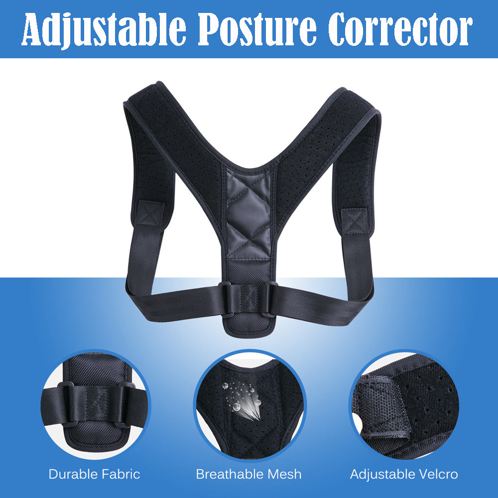 Posture Corrector Back with Adjustable Strap - home • office • health