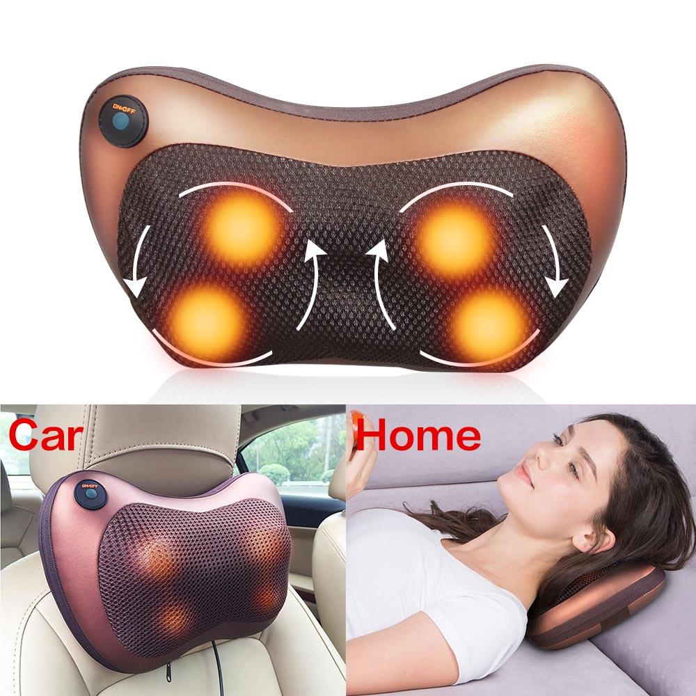 Portable 4 heads Massage Pillow - home • office • health