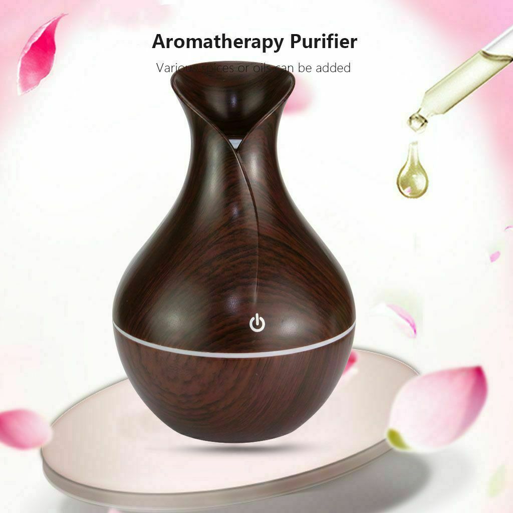 Ultrasonic Humidifier Oil Diffuser Air Purifier Aromatherapy with LED - home • office • health