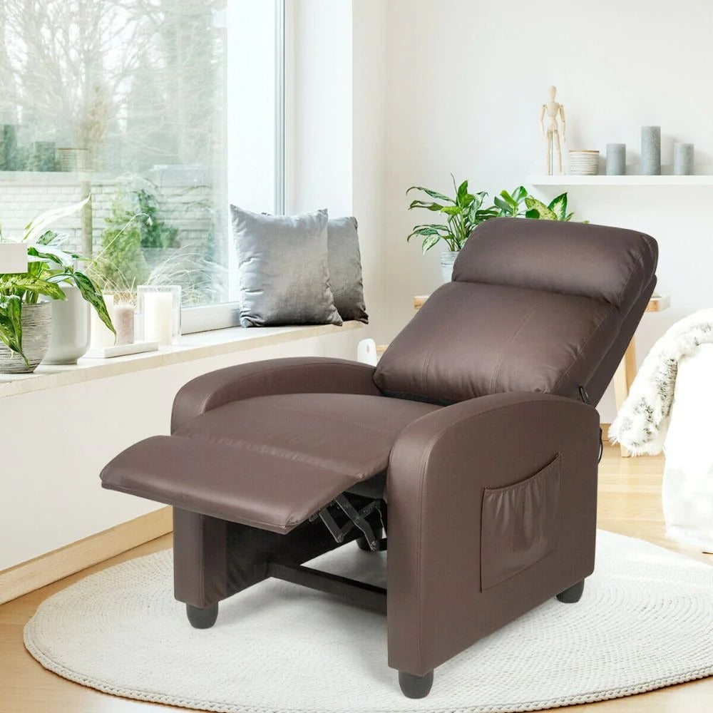 Personal Reclining Massage Reading Chair with Foot Rest - home • office • health