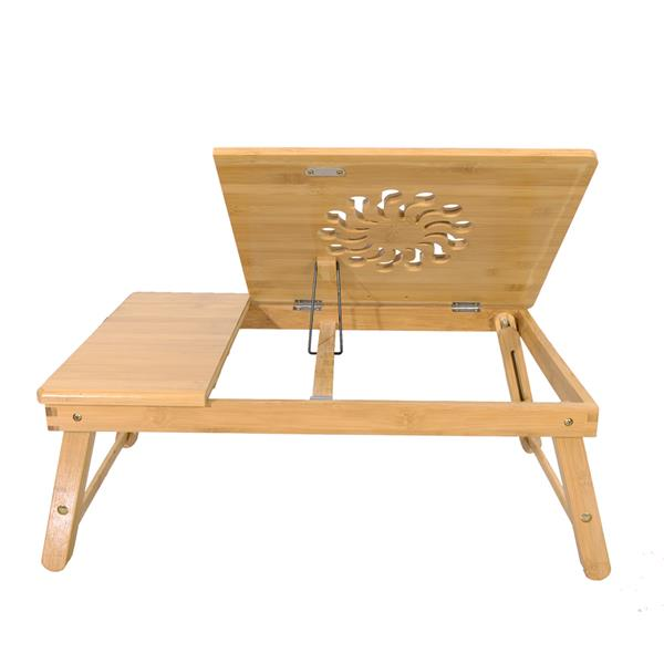 The table has 4 easy to use angled positions allowing you to work the way you want; 7.87-11.81± inch height adjust range fits people of different heights; 2 metal latches prevent leg wobbling