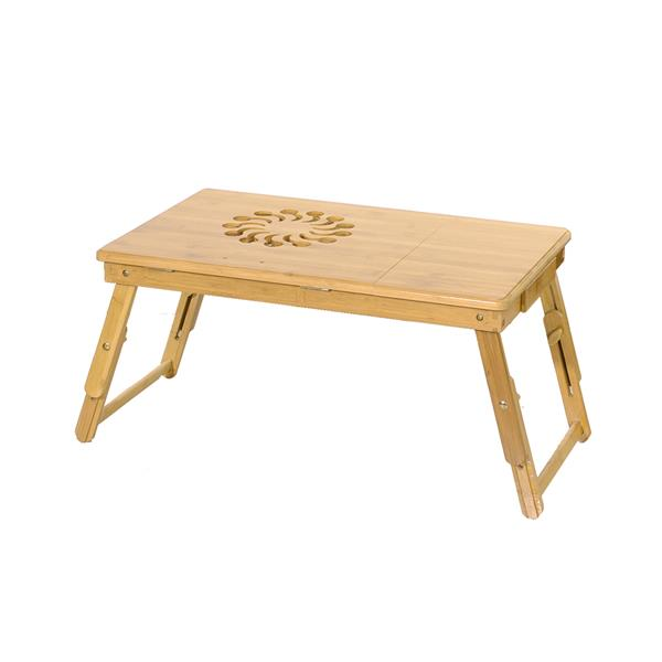 100% natural bamboo, which is not only eco-friendly but also as durable as solid wood, specially constructed tabletop withstands heavy loads and will not wear out or deform