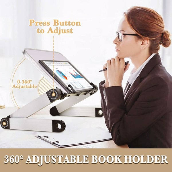 Adjustable Ergonomic Laptop Stand Book Stand - home • office • health